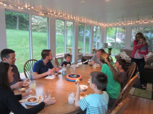 Sharing a Meal Together at Life Group