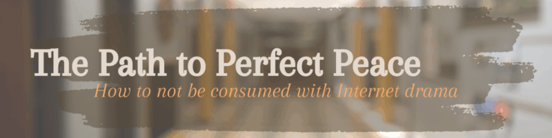 The path to perfect peace