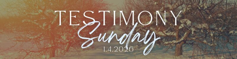 Testimony Sunday